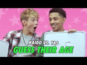 Kaido Lee Roberts vs. Yascrackedthat - Guess Their Age