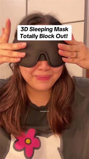 3D Sleeping Mask Totally Block Out! #3dsleepingmask #sleepingmask #sleepeyemask #sleepingeyemask