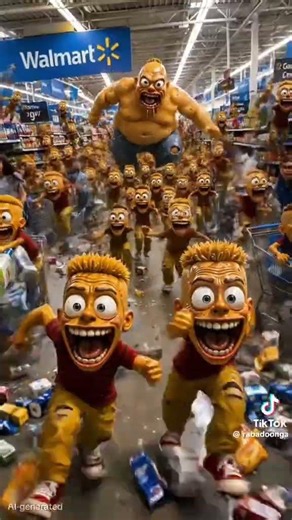 Homer Let The Barts Out #funny #brainrot #highlights #viral #homer #simpsons #ai #aura #memes