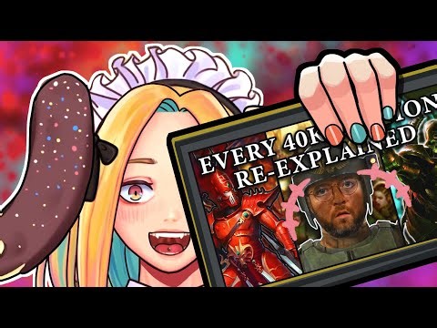 Snek Vtuber React to Bricky's *NEW* Warhammer 40k Factions Explained! ✅️ Part 1