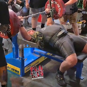 Andrew Cooper benching 290kg raw at ProRaw12 | ProRaw Powerlifting