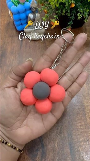 DIY clay key chain ideas#simple n easy crafts#shorts#youtube
