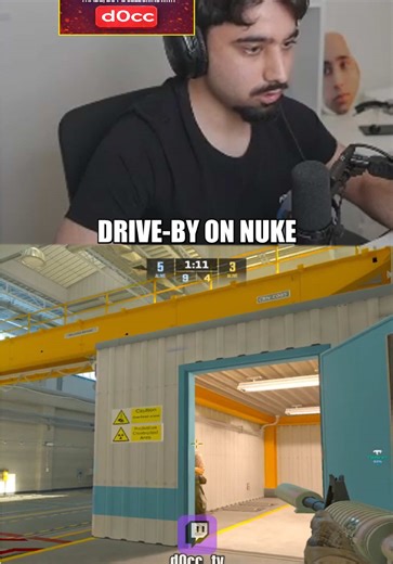DRIVE-BY ON NUKE #cs2 #counterstrike2 #csgo | counter strike 2
