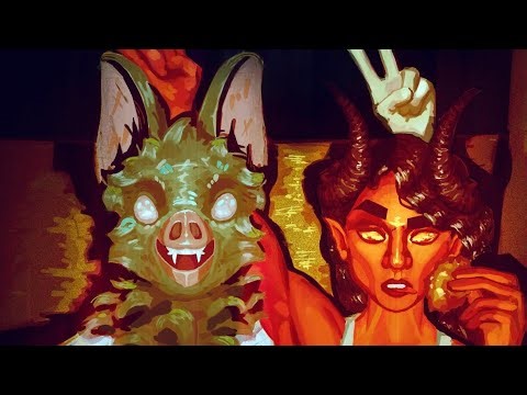 Drawing sonar and malevola from dispatch speedpaint!