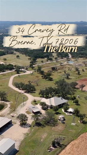 This Hill Country ranch is built around the barn lifestyle. 🐎🌾 Multiple large barns with electric service, RV hookup, and a dedicated workshop create the foundation for horses, livestock, equipment, and projects—all fully fenced and cross-fenced just minutes from Boerne and Comfort. If you’re looking for land that’s ready to work and built for long-term value, this property delivers. 📍34 Cravey Rd, Boerne, TX 78006 https://www.myboehmteam.com/featured-listings/sabor/mls-1906996-34_cravey_rd_b