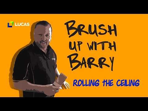 How to Paint and Roll a Ceiling - Dulux Fastmatt Emulsion to New Plaster