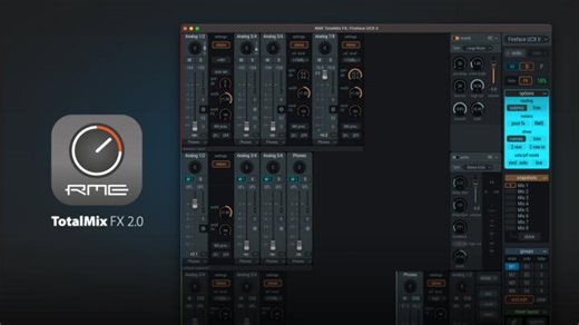RME Releases TotalMix FX 2.0