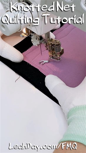 23K views · 282 reactions | Free motion quilting Knotted Net....