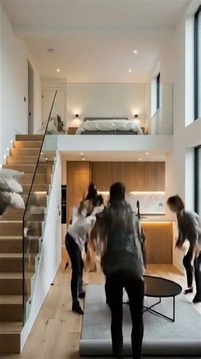 Modern Loft Transformation You Won’t Believe#foryoupage #viral