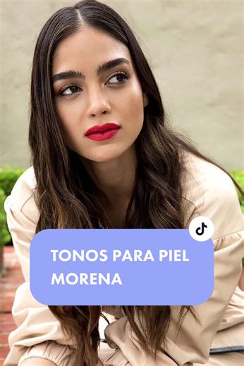Colores que resaltan en piel morena