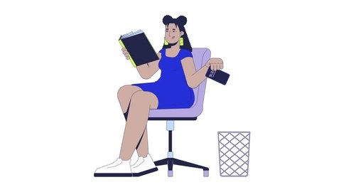 clip-3975671885-reading-book-instead-using-phone-cartoon-animation