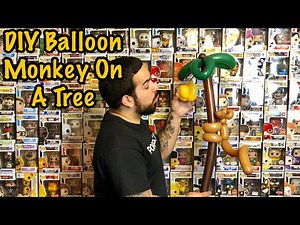 Balloon Animals & Balloon Characters | DIY Balloon Monkey on Palm Tree