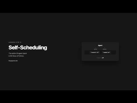 Error Handling & Self-Correction ( Lesson 8 Self-Scheduling )