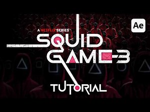 Squid Game Season 3 Intro Title Animation in After Effects | FREE Project File