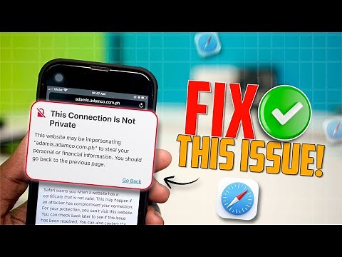 How to Fix “This Connection Is Not Private” in Safari on iPhone | Safari Security Warning Fix