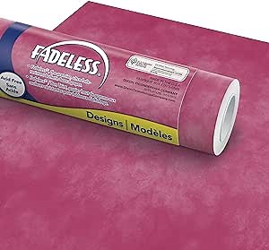 Fadeless Bulletin Board Paper, Fade-Resistant Paper for Classroom Decor, 48” x 50’, Color Wash Berry, 1 Roll