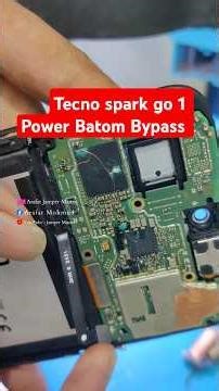 Tecno Spark Go 1 Power Swice Jamper