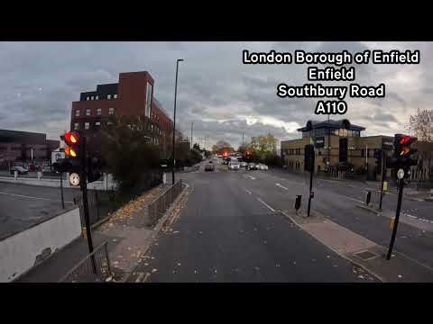 Full Route Visual 217 Turnpike Lane Station to Waltham Cross SN12 AOU EN43 Go Ahead London General