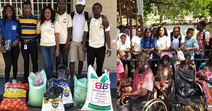 IPAM Students Prayer Group Donates Food Items to 150 Disable Persons in Freetown