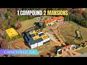 26,000 SQFT Compound w/2 Mansions + Indoor & Outdoor Basketball Court + Indoor & Outdoor Pool