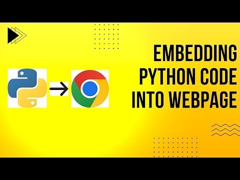 Embedding Python Code into Webpage | PyScript