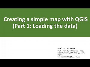 3. Creating a simple map with QGIS (Part 1: Loading the data)