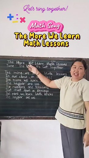 7.4K views · 83 reactions | The More We Learn Math Lessons #energizer #math #education | Teacher Anne | Facebook