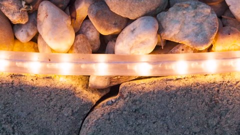 Wintergreen Lighting 150ft 1800 LED Heavy Duty Rope Light Spool, 120V ETL Indoor Rope Lights Plugin Outdoor Tube Lights ½ Inch, Accessories and Mounting Clips Included, Warm White