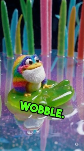 Frog on the Gummy Lily Pad 🐸🍬💧