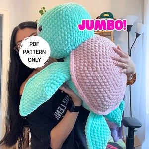 Crochet Jumbo Turtle (human Size) Pattern PDF Download Extra Large Beginner Friendly Amigurumi - Etsy Australia