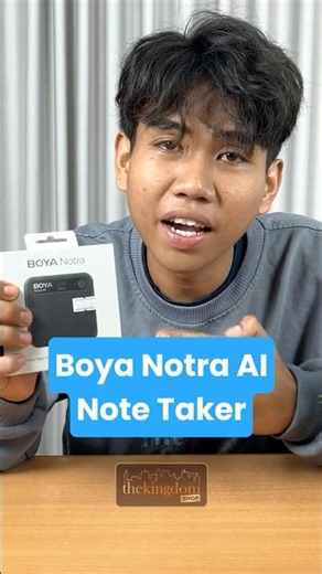Smart Voice Recorder with AI Transcription - Boya Notra AI Note Taker!