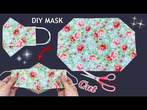Very Easy Mask Just In 5 Minutes! Diy No Fog On Glasses 3D Face Mask Sewing Tutorial | Mask Making |