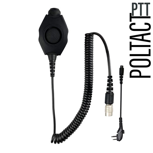 Tactical Radio Adapter/PTT for Headset w/ Quick Disconnect(Hirose): US