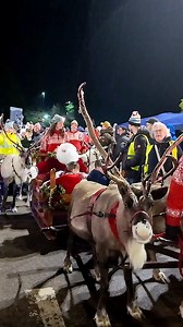 9.6K reactions · 1K shares | Sleigh bells ring as reindeer pull Santa...