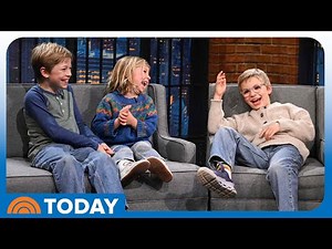 See Seth Meyers Interview His Kids on His Late Night Show