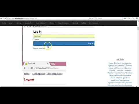 Spring Boot Security - CSRF Token Example