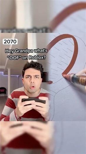 Roblox “OOF” sound in 2070? P3 #roblox #shorts