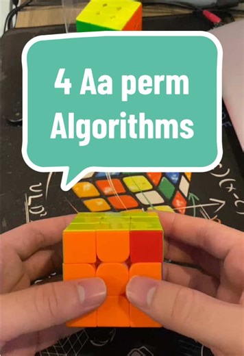 Top PLL Aa Perm Algorithms for Rubik's Cube Solving