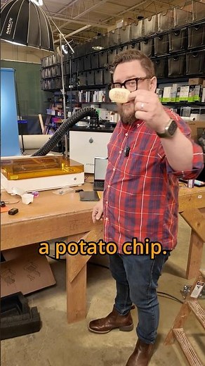 We Engraved A Potato Chip With The xTool M2 Laser