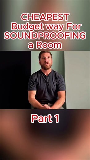 CHEAPEST Budget way For SOUNDPROOFING a Room Part 1