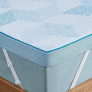 PERLECARE Firm Mattress Topper Full - 3 Inch Cooling Memory Foam Bed Topper for Pressure Relief, Soft and Supportive, Non-Slip Design, Removable and Washable Cover, CertiPUR-US Certified