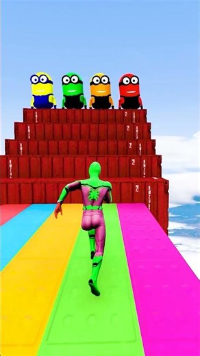 GTA 5 Epic Water Ragdolls | Spider-Man Jumps / Fails ep.16048 #shorts