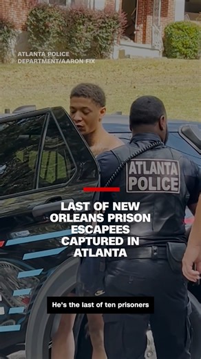 CNN's Isabel Rosales explains how the tenth and final escapee, Derrick Groves, from the New Orleans jailbreak in May was captured. Read more: https://cnn.it/4nEX2PX | CNN
