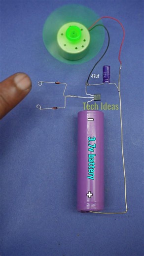 Touch motor control circuit #shorts #electronics #scienceproject #experiment