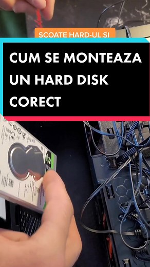 Tutorial despre cum se monteaza un Hard disk pe calculator