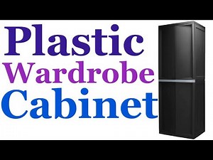 Hyper Tough 4 Shelf Plastic Garage Cabinet Assembly & Review by Skywind007