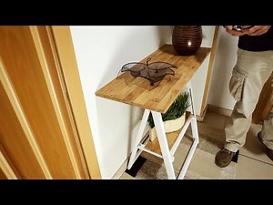 How to Turn an Easel into a Console Table - DIY