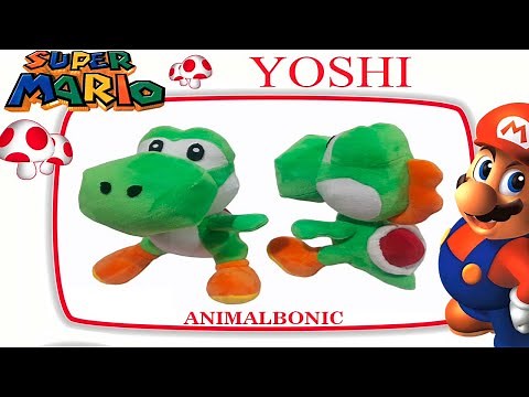 Tutorial de peluche de Yoshi //Yoshi's Crafted World : Yoshi Plush DIY Tutorial//como hacer a yoshi
