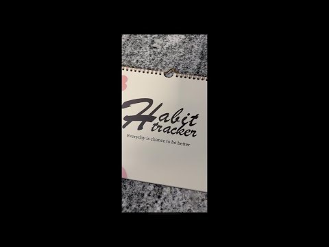 Habit Tracker Journal Unboxing | PIOOJK
