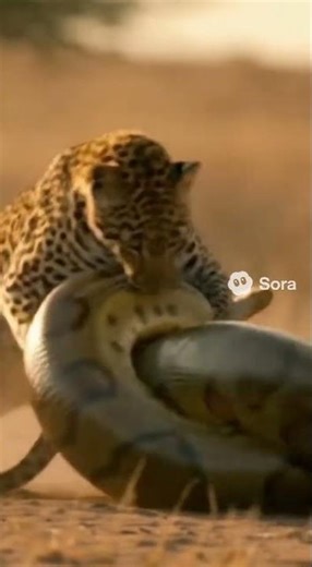 💥UNREAL FIGHT!! Leopard vs Giant Python🐆⚡極限の決闘‼️#WildClash #NatureShock #LeopardVsPython